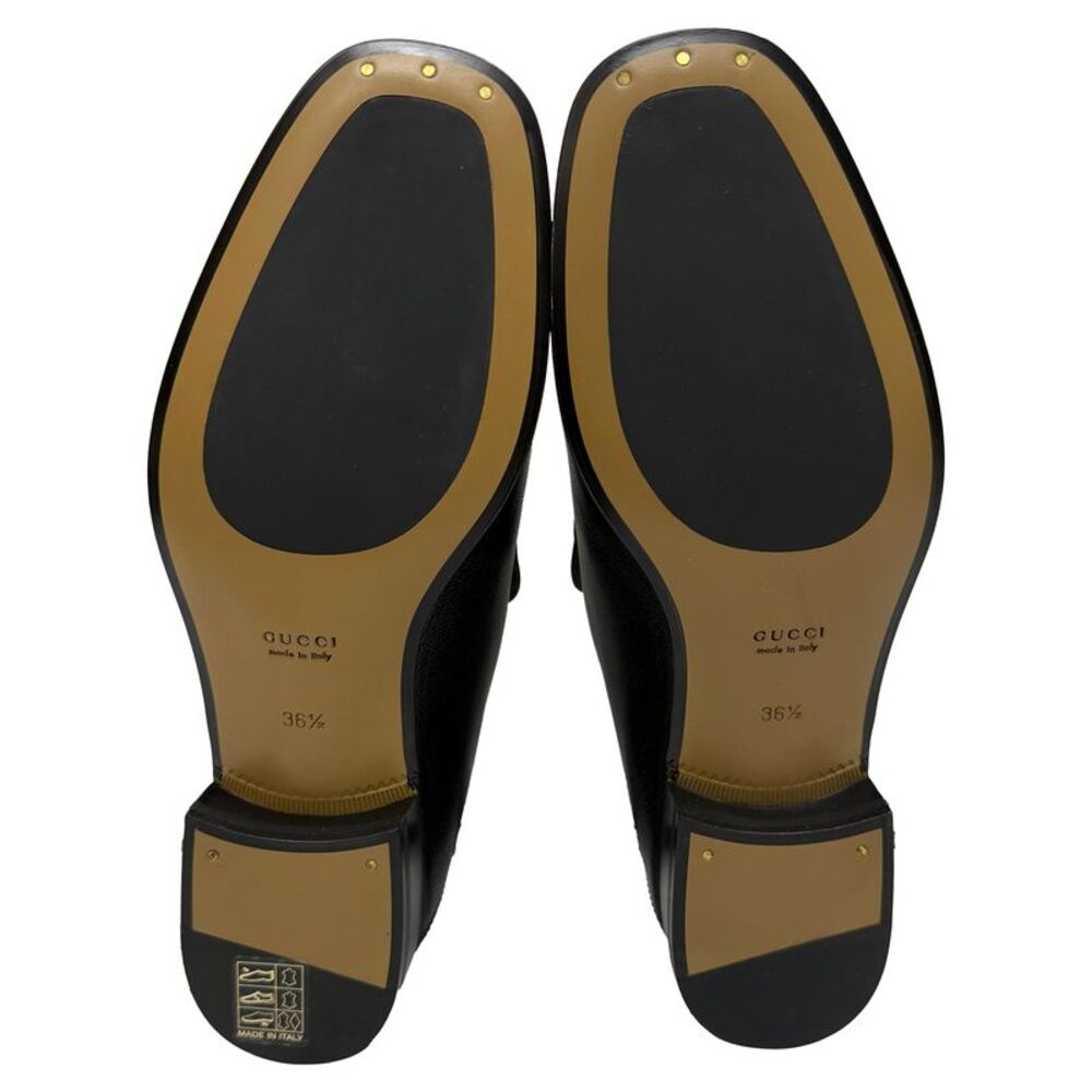 Gucci Horsebit Slip On Loafers in Black Leather - Picture 6 of 8